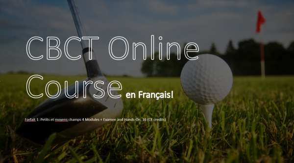Certification CBCT 4-Part Course Online in French. La certification petits et moyens champs! (Online)